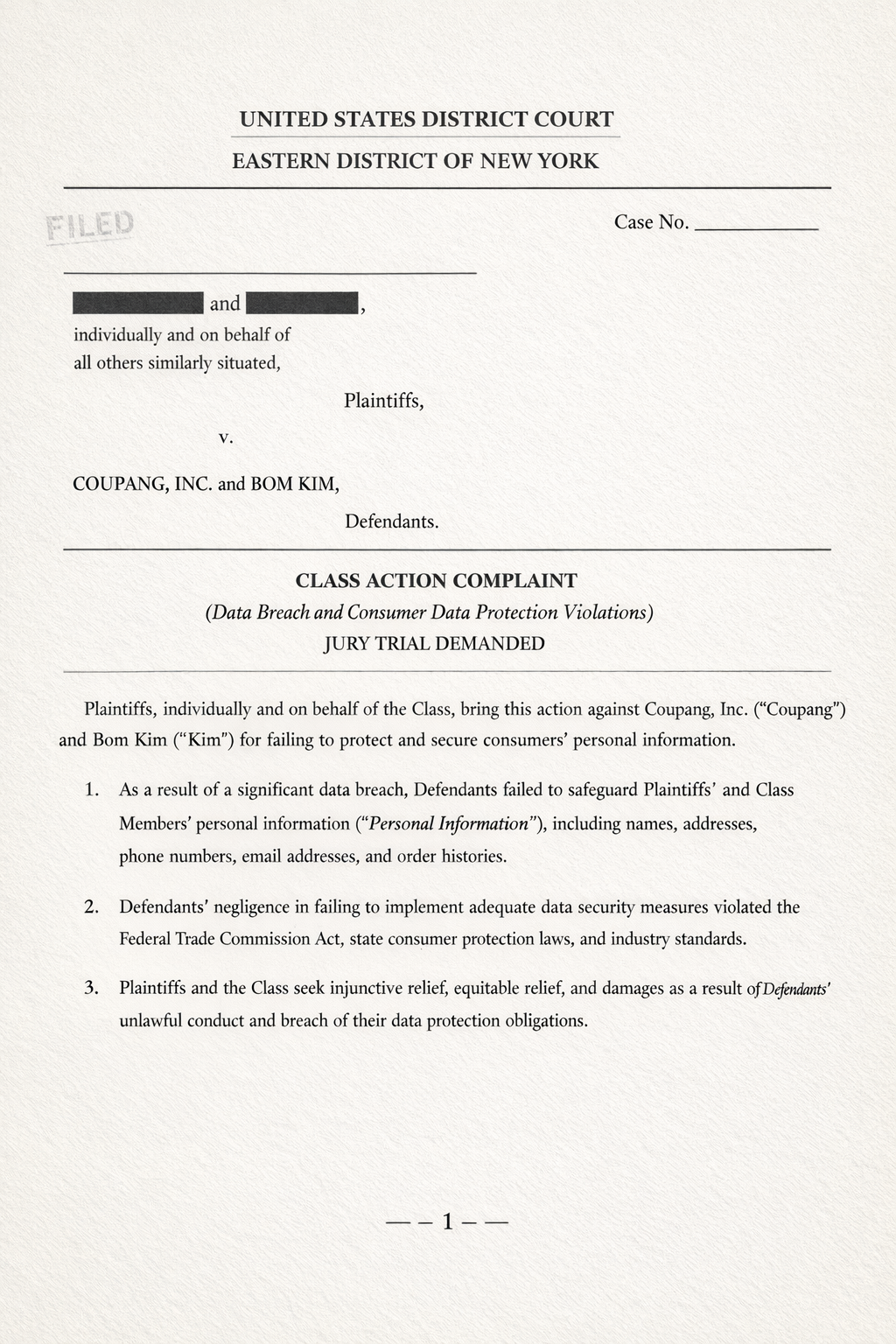 Consumer Data Protection