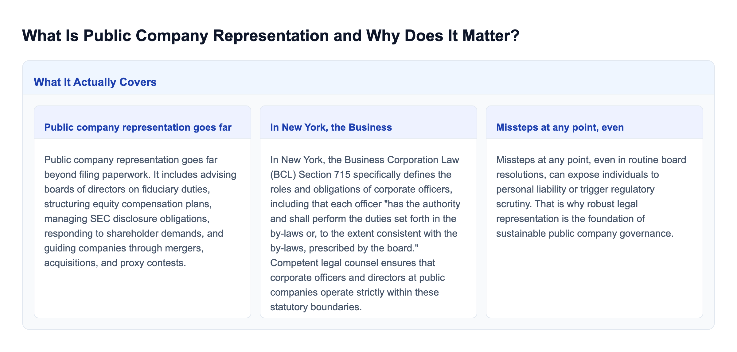 Diagram: What Is Public Company Representation and Why Does It Matter?