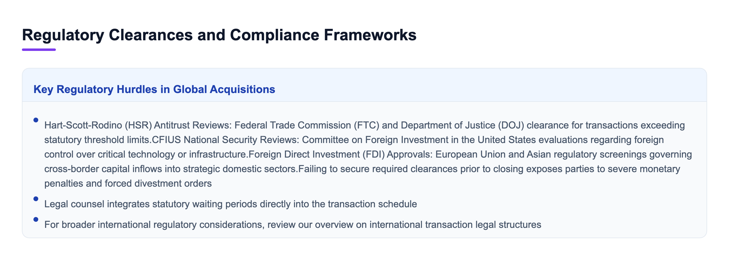 Diagram: Regulatory Clearances and Compliance Frameworks